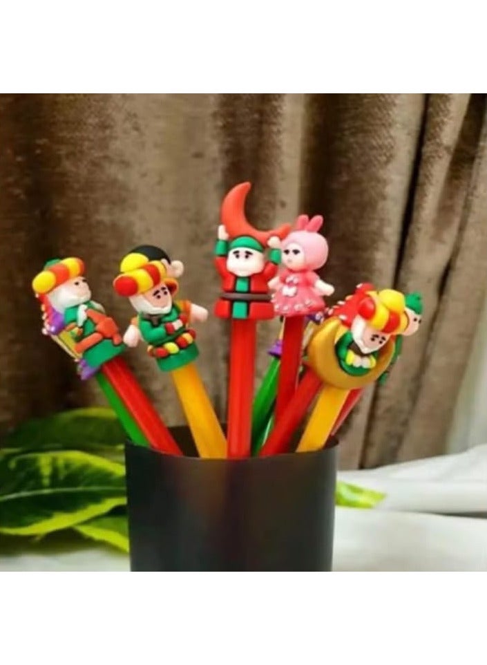 Generic Ballpoint pens - Ramadan character pens - 4 multi-colored - Image 3