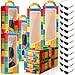 Relaxweex 12 Sets Building Block Party Favors Includes Bricks Theme Gift Boxes and Sunglasses DIY Birthday Supplies Building Block - Image 2