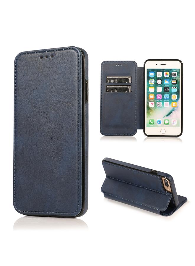 The Bros Knight Magnetic Suction Leather Phone Case For iPhone 7 Plus / 8 Plus