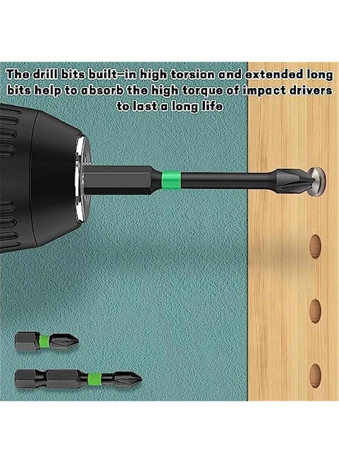 BWSJ 6  Magnetic Screwdriver Bit Sets Non Slip Magnetic Drill Bits for Rope Drills Cordless Drills Hand Screwdrivers Electric Drills Air Drills Mechanical Equipment - Image 4