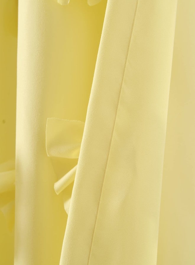 Lush Decor Riley Shower Curtain, 72" x 72", Yellow - Image 5