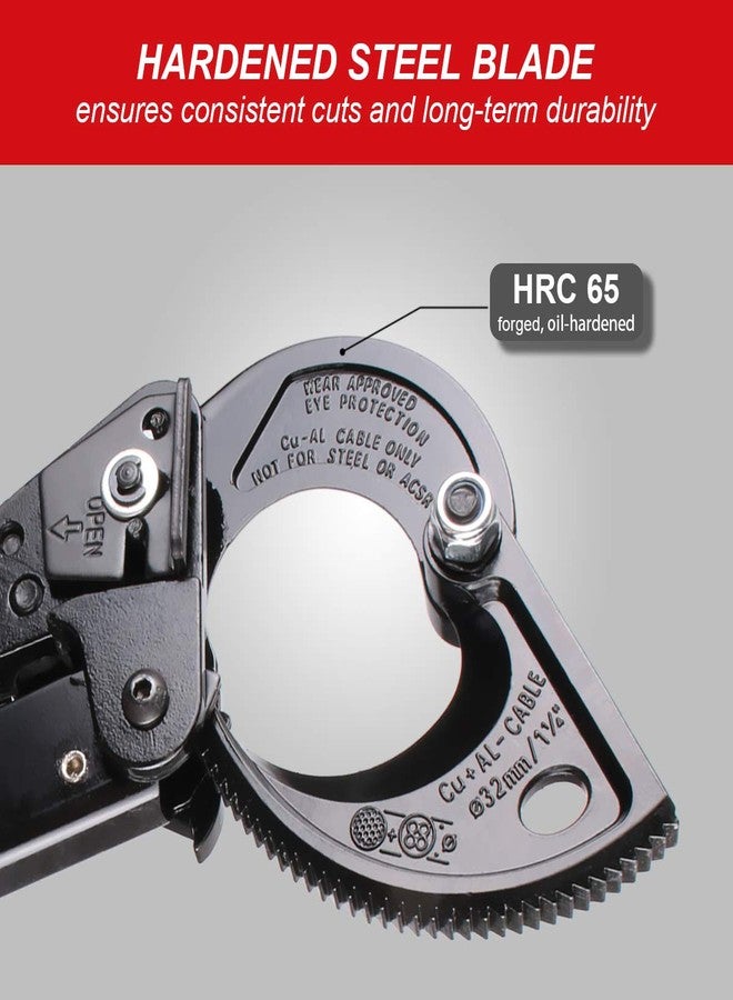 لبان قاطع كابلات راشيت من لوبان، قاطع أسلاك شديد التحمل لكابلات الألومنيوم والنحاس حتى 240 مم²، أداة يدوية لقطع الأسلاك براشيت - Image 4