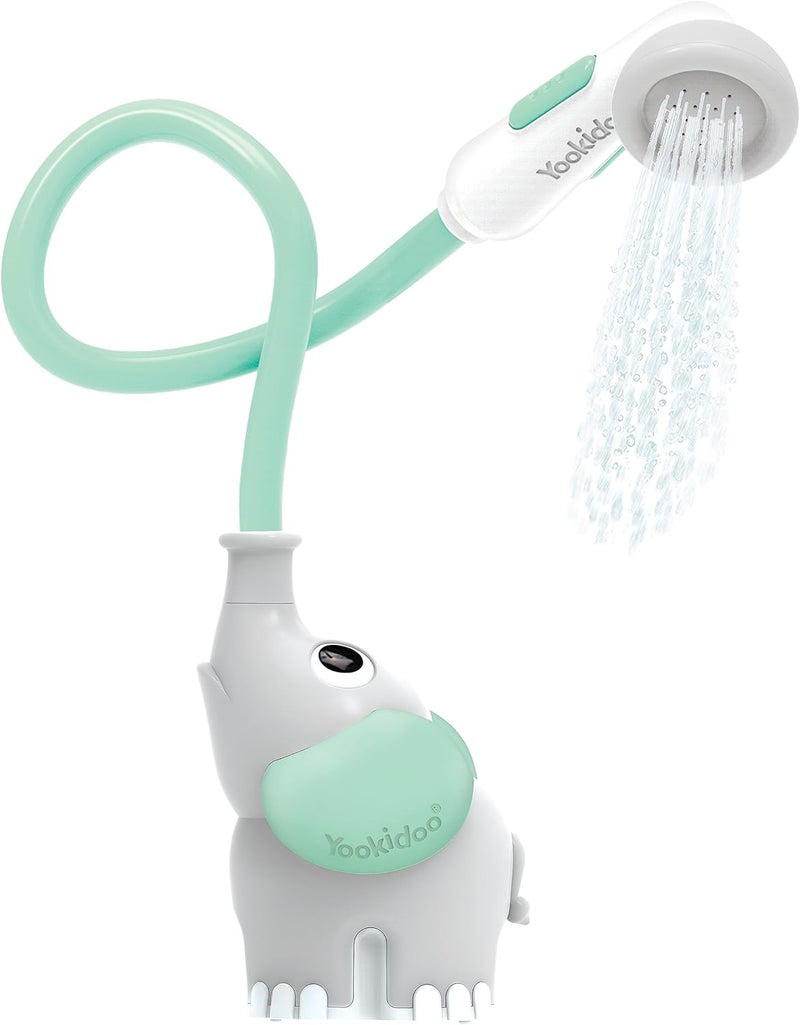 Yookidoo Elephant Baby Shower - Turquoise - Image 1