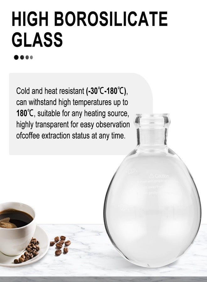 YUCHENGTECH Siphon Syphon Coffee Maker Tabletop Glass Siphon Pot Glass Technica Siphon Vacuum Coffee Maker(5 Cups(600ml)) - Image 4