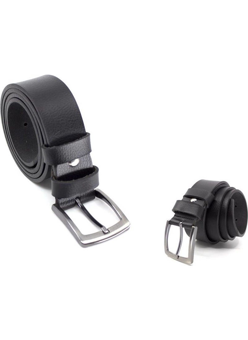 Çanta Sepetim - My Bag Basket Valentine's Day Special Polo Horse Club Leather Belt and Wallet Set - Image 1