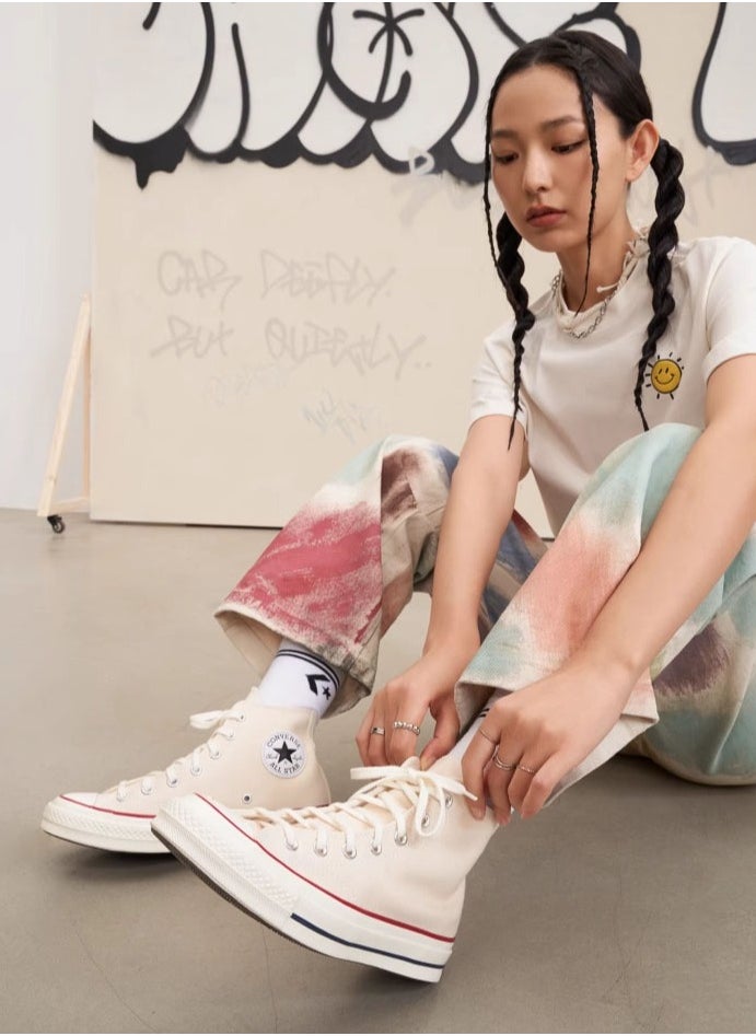 CONVERSE - CONVERSE 1970s Chuck Classic High Top All Star Sneaker - Image 1