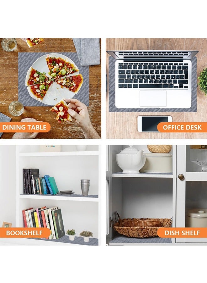 Garlo Shelf Liners for ,Kitchen Cabinets Refrigerator Liners ,Waterproof & Oil,Proof Kitchen Cupboard Liner Durable, Plastic Drawer Mats EVA Material Non Adhesive Fridge Liner for Shelves . - Image 2