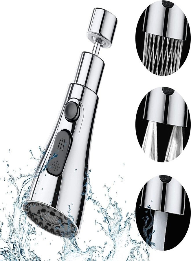 KRLZ 360 Degree Movable Faucet Aerator Infinity 3 Mode Faucet Dual Flow Aerator Kitchen Sink Faucet Water Faucet Sprayer and 360° Rotatable Swivel Head - Image 1