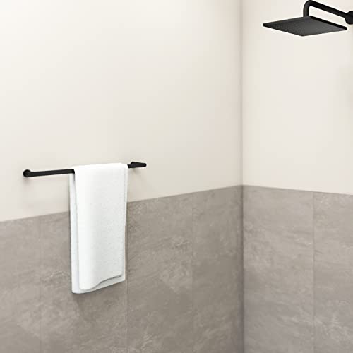 Kohler Accent™ Towel Bar | Durable Brass Bath Towel Rail | 610 mm Wall Mount Holder | Modern Straightline Design | Includes Hardware and Installation Kit | Matte Black Finish | 2 Year Warranty - Image 2