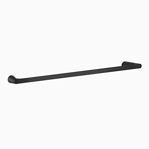 Kohler Accent™ Towel Bar | Durable Brass Bath Towel Rail | 610 mm Wall Mount Holder | Modern Straightline Design | Includes Hardware and Installation Kit | Matte Black Finish | 2 Year Warranty - Image 1