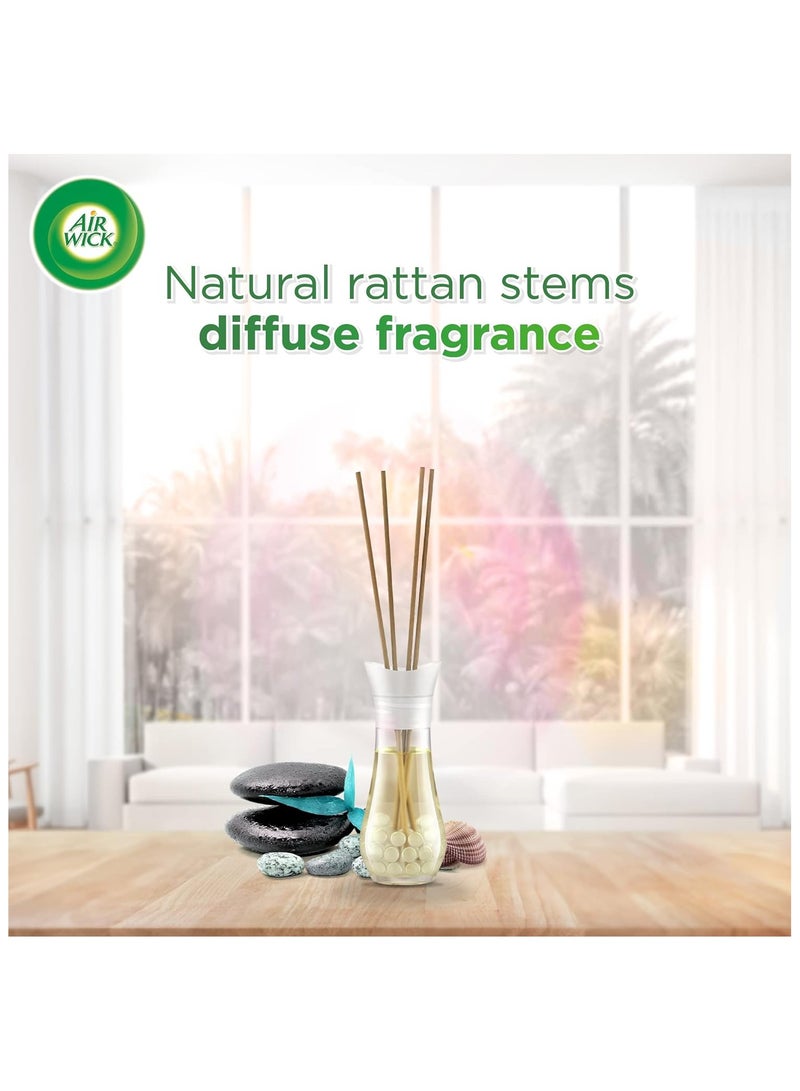 Air Wick Air wick life scents reed diffuser turquoise oasis multi-layered air freshener, 30ml  - Image 3