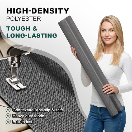 HADOR 32 Inches Door Draft Stopper - 26"-32" Adjustable, Seals 0.5"-1.7" Gaps | Blocks Drafts/Noise/Pet Hair | No Permanent Adhesive, Machine Washable, Grey - Image 2
