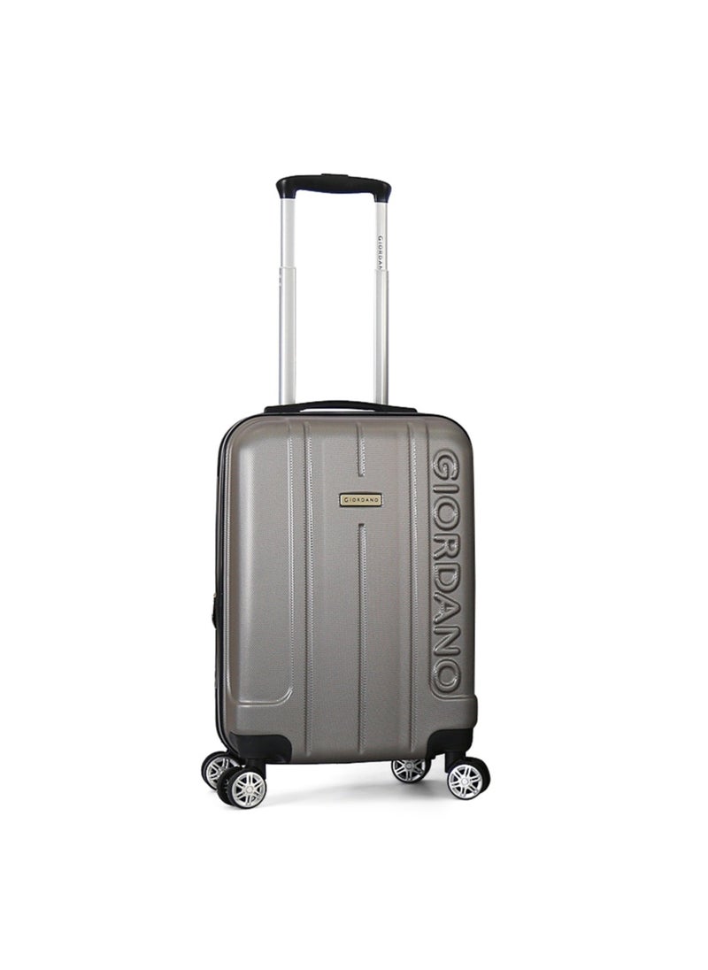 GIORDANO - Giordano Hardshell 20-Inch Carry-On Trolley Bag,Grey - Image 1