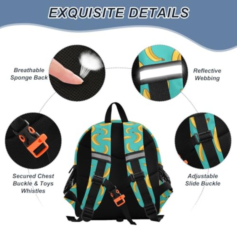 Backpack Leash Preschool Backpack Toddler Backpacks for Girls Boys 3-6 Anti-Lost Baby Harness M - Image 3