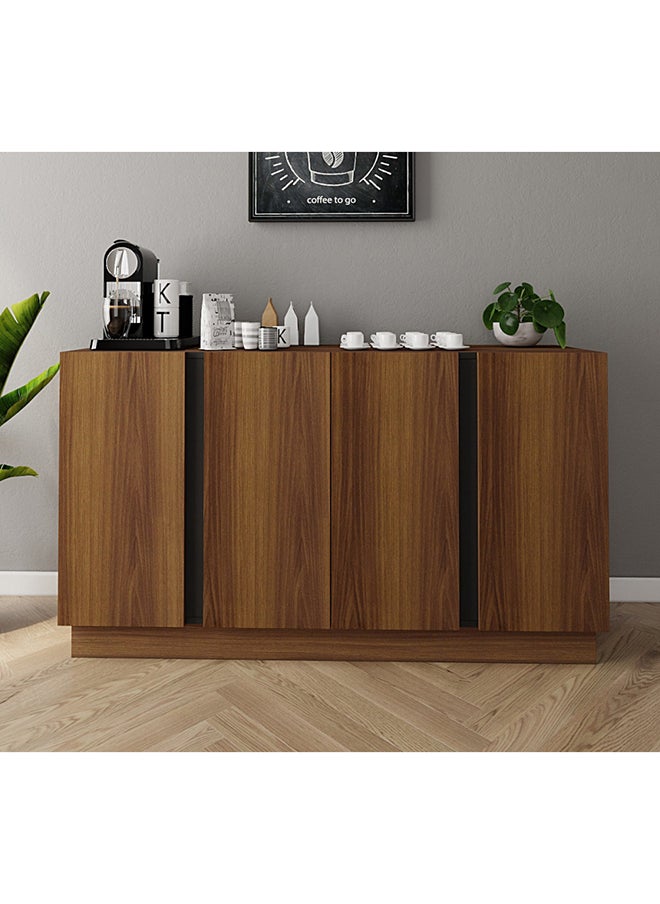 Brown & Black Coffee Corner with 4 Drawers 120x38x90 cm - pzsku/Z5384EA5762DD4E87E079Z/45/_/1716822958/45fcfb4a-22c6-401f-8b50-292b6c4f85a0