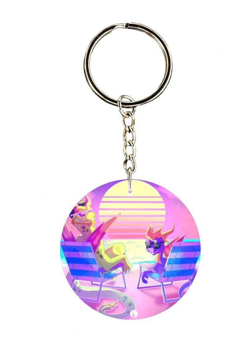 RKN Spyro Double Side Printed Keychain