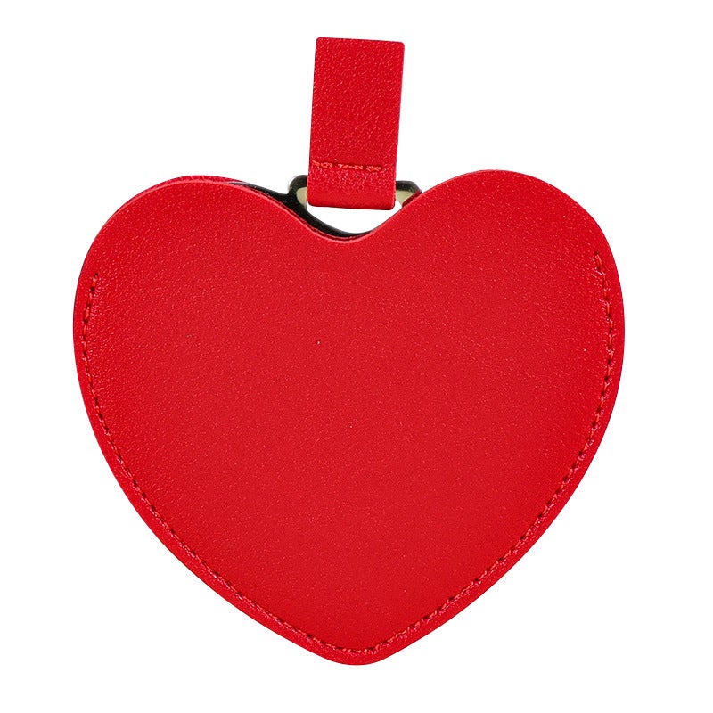 Solid Color Hand-Held Small Mirror Beauty Mirror Stainless Steel Makeup Mirror Can Not Be Broken Portable Carry-On Mirror Can Print Logo - Image 1