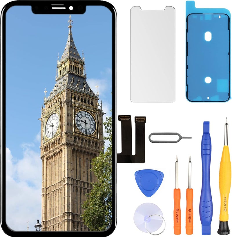 LL TRADER iPhone 11 Screen Replacement LCD Retina 6.1'' FHD Display with Repair Tool Kit - Image 1