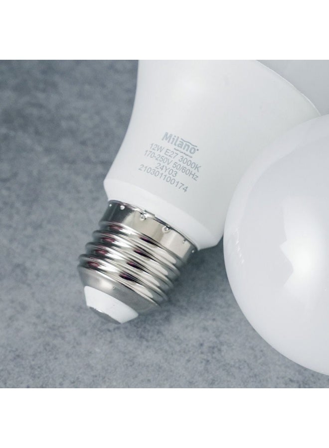 Danube Home Milano LED Bulb 2Pcs Set 12W E-27 3000K | Light Bulbs Energy Saving Lamp For Living Room Bedroom Dining Room Offices - Image 3