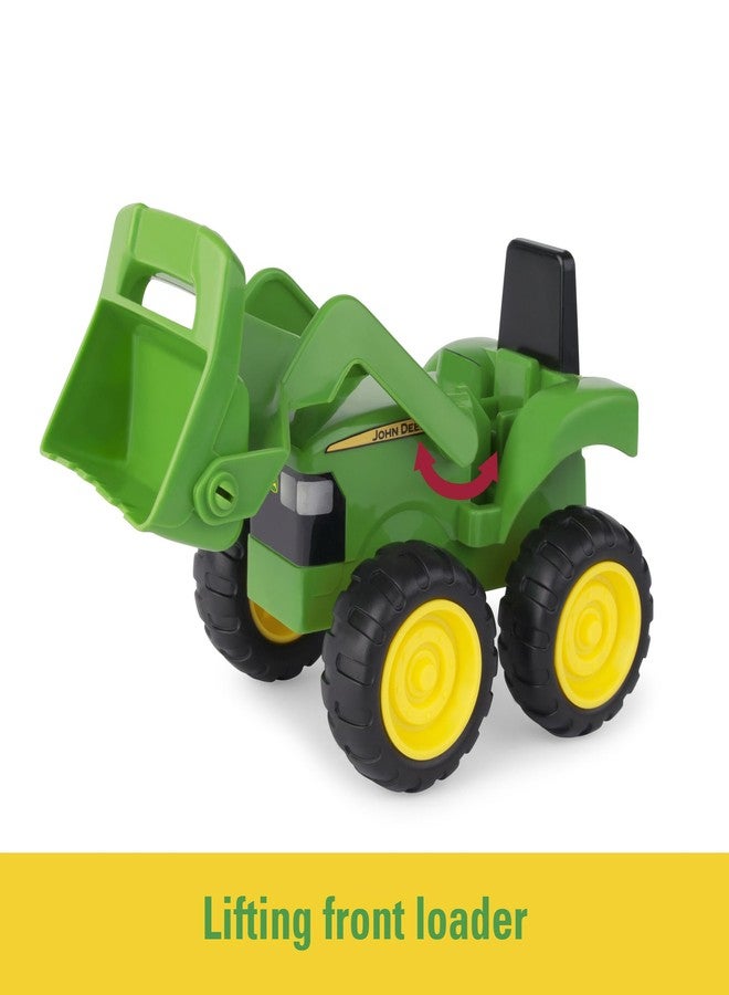 John Deere TOMY John Deere Sandbox Toy Set - Includes Dump Truck Toy, Bucket and Beach Shovel - Toddler Outdoor Toys and Farm Toys - Summer Kids Sand Toys - Green - 3 Count - Image 4