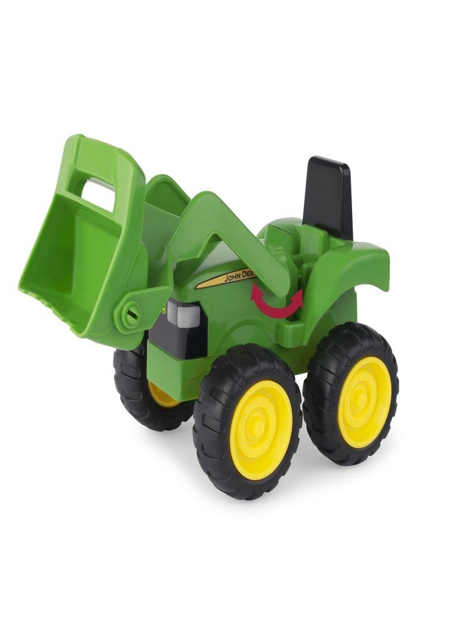 John Deere TOMY John Deere Sandbox Toy Set - Includes Dump Truck Toy, Bucket and Beach Shovel - Toddler Outdoor Toys and Farm Toys - Summer Kids Sand Toys - Green - 3 Count - Image 2