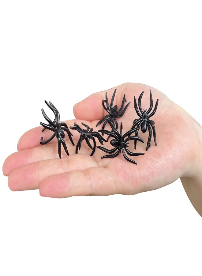 KOMIDK 100 Pieces Spider Rings Halloween Plastic Spider Ring Halloween Party Cup Cake Decor ToppersFavors - Image 4
