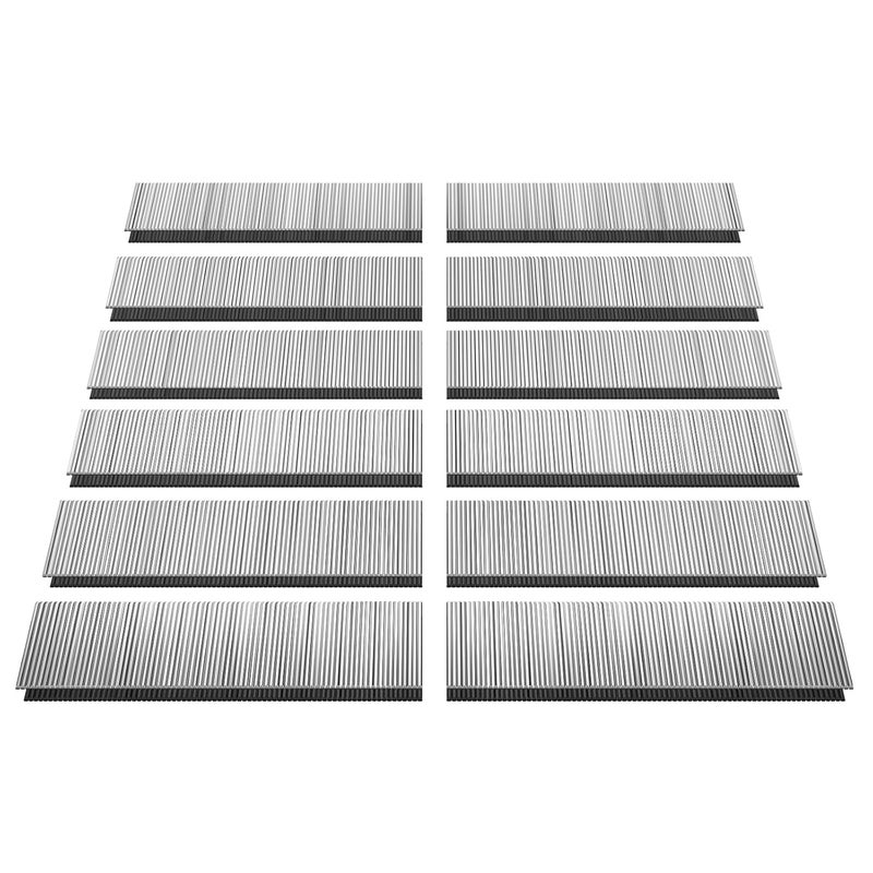 SimCos 18 Gauge 1/4" Narrow Crown 304 Stainless Steel Staples 1 Inch 960 Counts for 18 GA Pneumatic or Electric Stapler or Staple Gun - Image 1