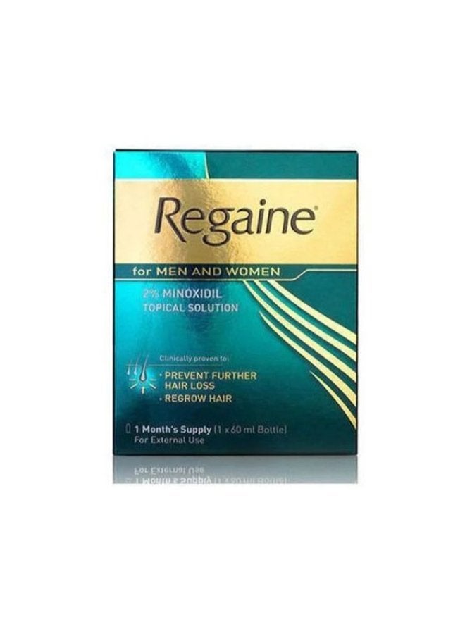 Regaine 2% Topical Solution For Men & Women, 1x60ml