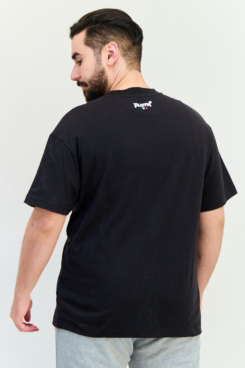 PUMA Men Sportswear Fit Short Sleeve Outdoor T-Shirts, Black - Image 3