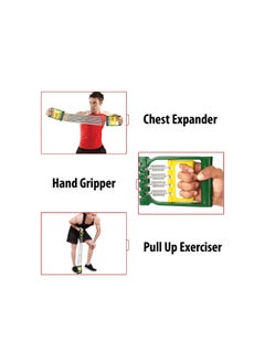 AIWANTO 1-Piece 2 in 1 Spring Chest Expander Exerciser Hand Gripper  - Image 4