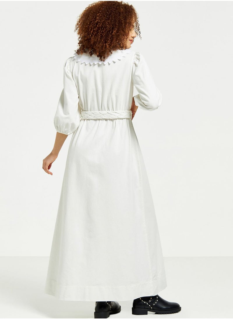 Lee Cooper - Belted Button Detail Dress - Image 1