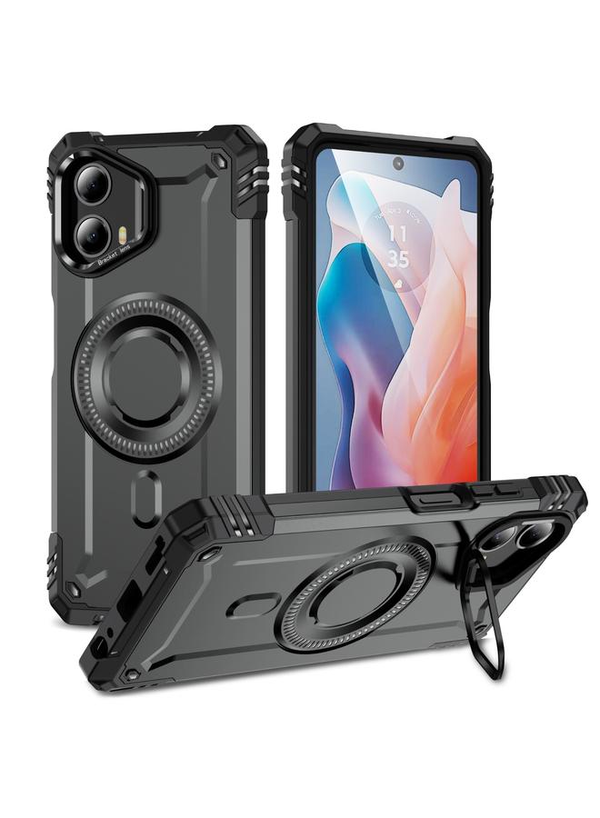 اس-توب جراب لهاتف Motorola Moto G 5G 2024 مع حامل عدسة MagSafe - Image 1