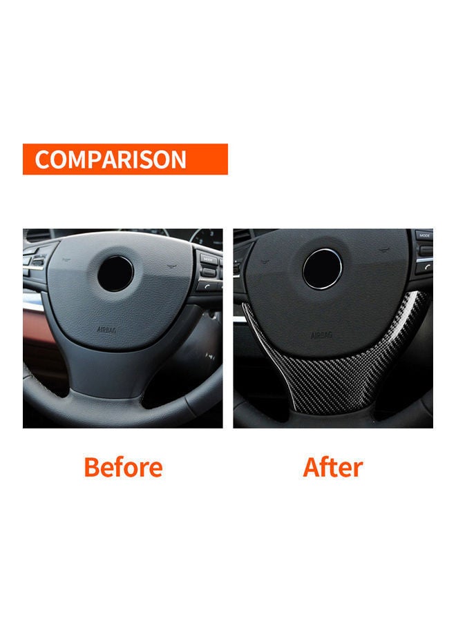 NIBEMINENT Carbon Fiber Steering Wheel Sticker - Image 4