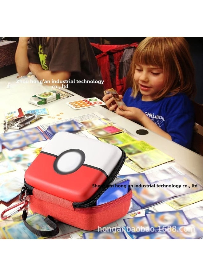 Hard Shell Card Box Collection Storage Box Magic MTG PTCG Can Hold More Than 400 Cards, Gifts For Children-Product Color:Red  - Image 2