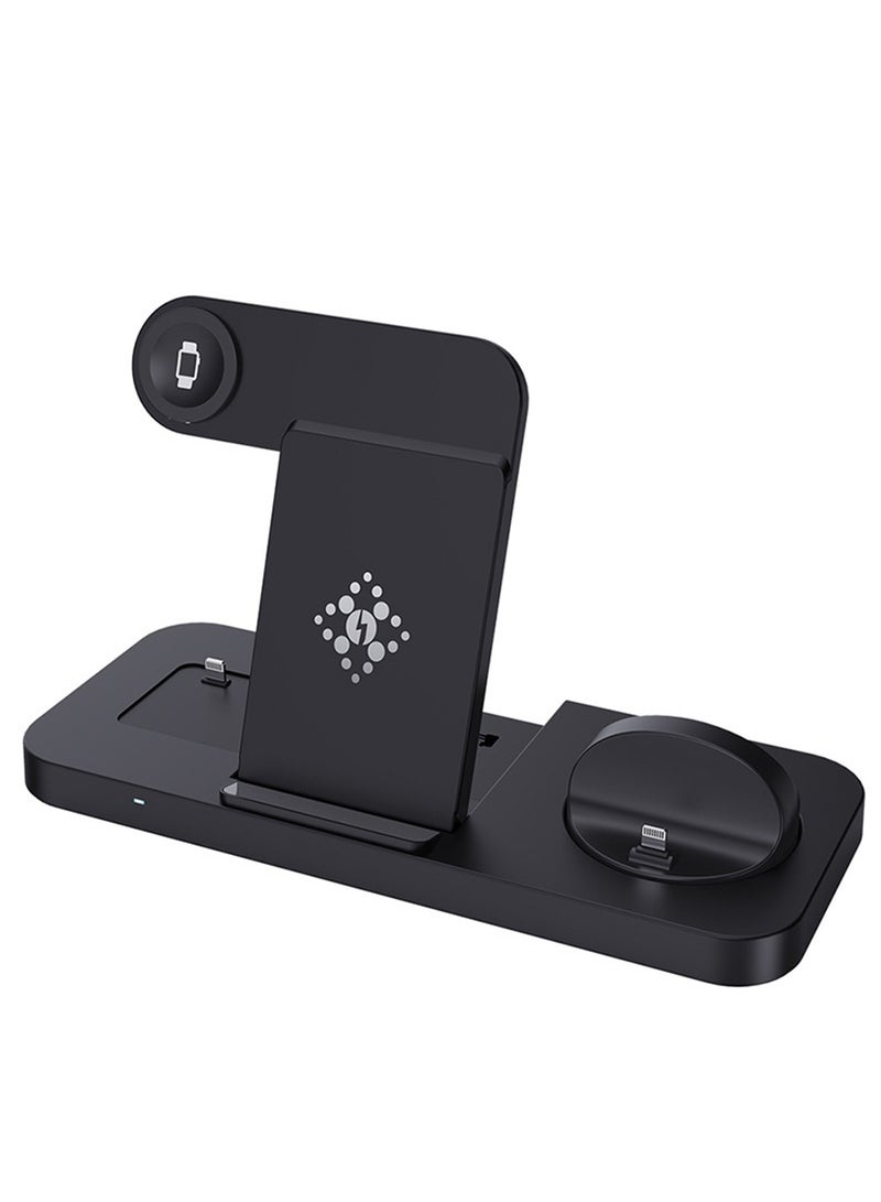 Wireless Charger, 15W Qi Certified Fast Wireless Charging Stand with Sleep-Friendly Adaptive Light for iPhone 15 14 13 12 11 Pro Max XS 8 Plus Samsung Galaxy S23 S22 Ultra S21 S20 Note 20 Google  - Image 1