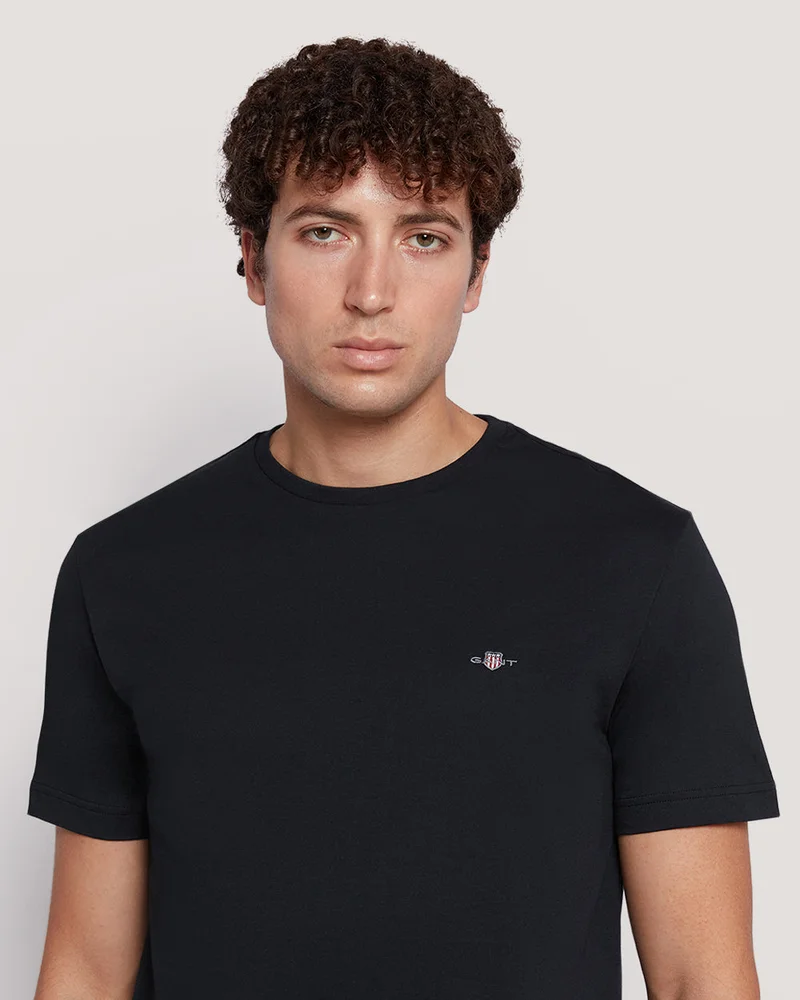 GANT Gant Men’S Short Sleeve Cotton T-Shirt With Shield Logo