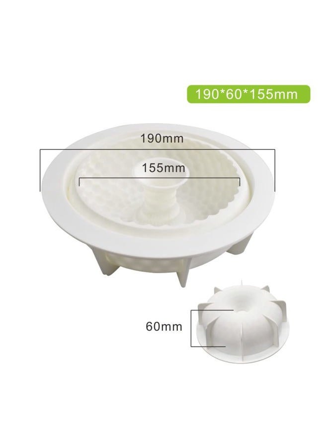 mostsom Silicone Mold Baking Pan Non-Stick Baking Pastry Chocolate Cake Dessert DIY Decoration Tools (Sakyamuni O_7.6x2.4x6.6 inch) - Image 4