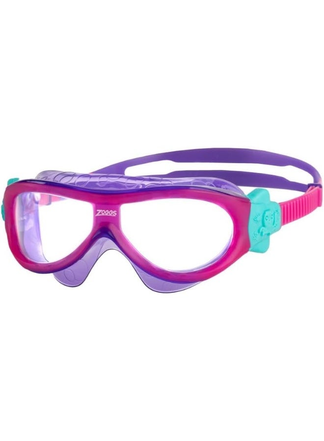 ZOGGS Phantom Mask Goggles For Junior, Color-Pink/Violet/Clear - Image 1