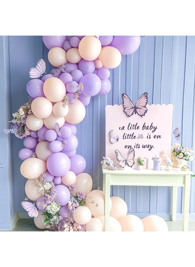 Pastel Purple Lavender Balloons Different Sizes 18 12 10 5 Inch for Garland Arch, Latex Light Purple Balloon for Birthday Party Baby Shower Gender Reveal Wedding Decorations - Image 3