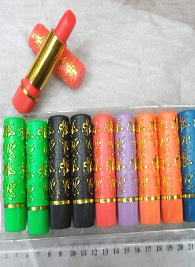 EMUKOEP 6Pcs Temperature Change Color Lipsticks Butterfly Tube Moisturizing Long Lasting Lipsticks (Assorted Color) - Image 3
