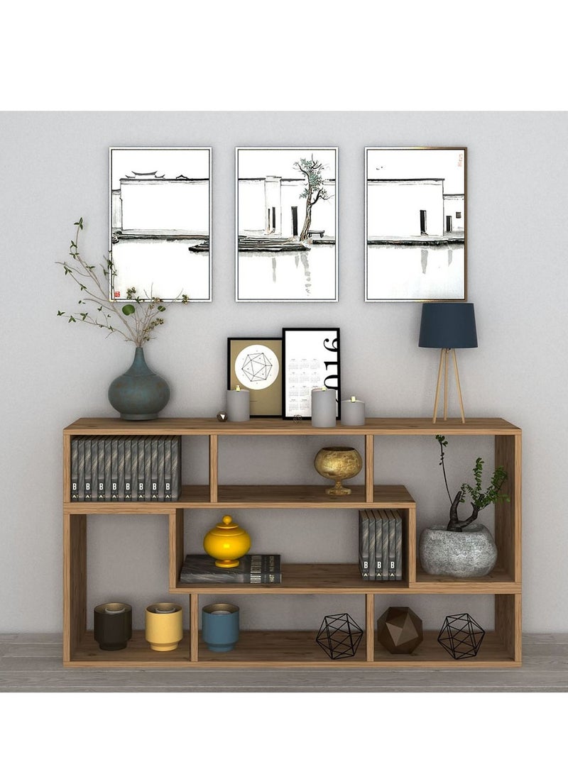 هوم جاليري مكتبة تليفزيون متعددة الاستخدامات بني - Image 4