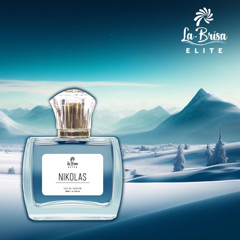 LABRISA La Brisa Elite Desire Nikolas Long Lasting Perfume For Men Combo Pack Citrus Fresh Aquatic Woody Musk Amber Notes Ideal For Everyday Use Eau De Parfum 50ml x 2pcs  - Image 5