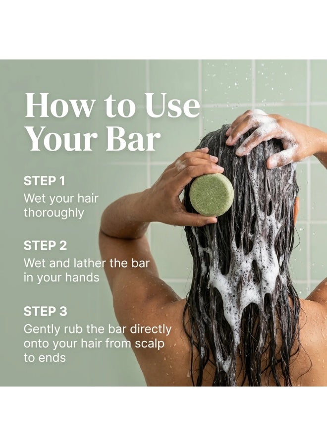 Nyrvana Moringa Rosemary & Peppermint Shampoo Bar 80G - Image 4