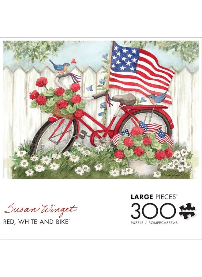 Buffalo Games - Susan Winget - Red, White & Bike - 300 Piece Jigsaw Puzzle for Families Challenging Puzzle Perfect for Game Nights - pzsku/Z5385DD5BA117A6758FE5Z/45/_/1729416017/475c5cfa-683c-4f9b-84ae-a1ef5b10ceb6