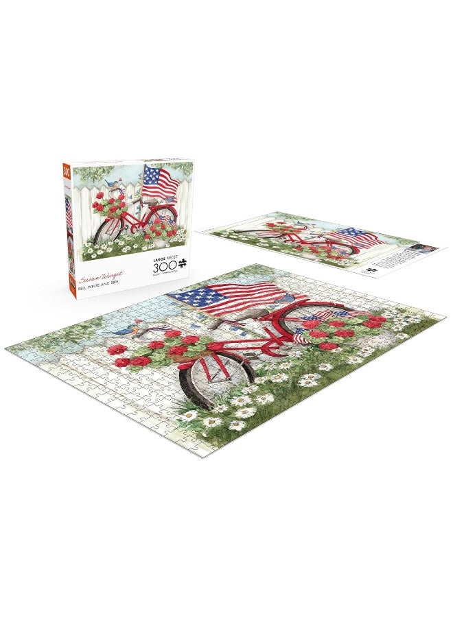 Buffalo Games - Susan Winget - Red, White & Bike - 300 Piece Jigsaw Puzzle for Families Challenging Puzzle Perfect for Game Nights - pzsku/Z5385DD5BA117A6758FE5Z/45/_/1729416039/6d495be0-dca8-48bf-bacb-e237163a52d2