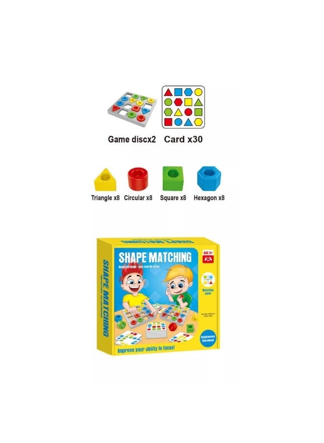 Shape Matching Game - 64 Pieces - Image 1