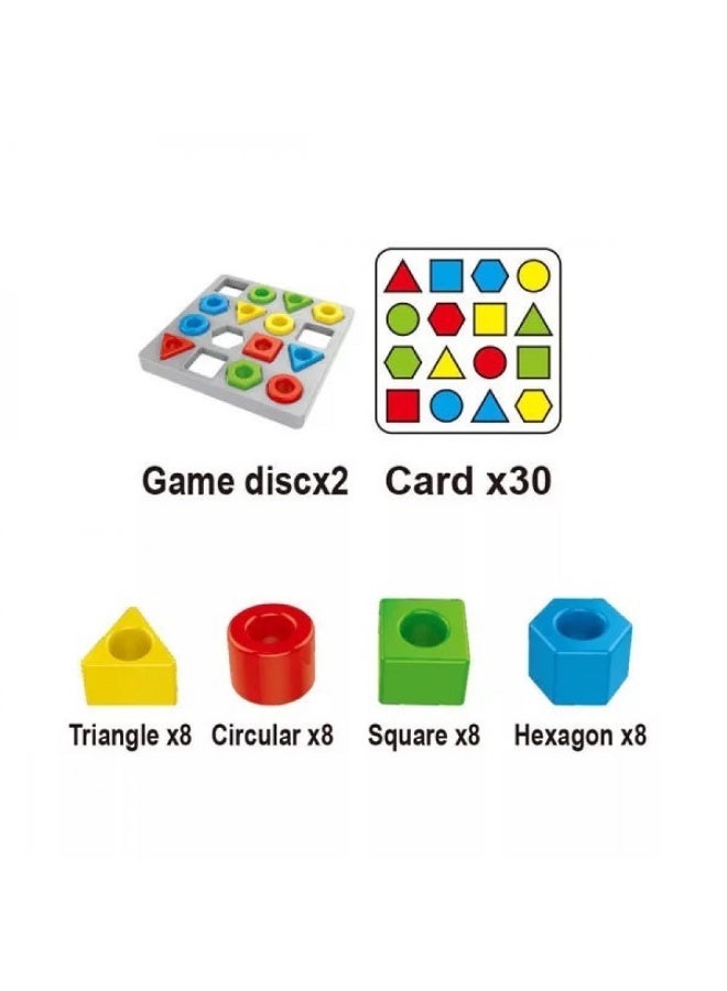 Shape Matching Game - 64 Pieces - Image 2