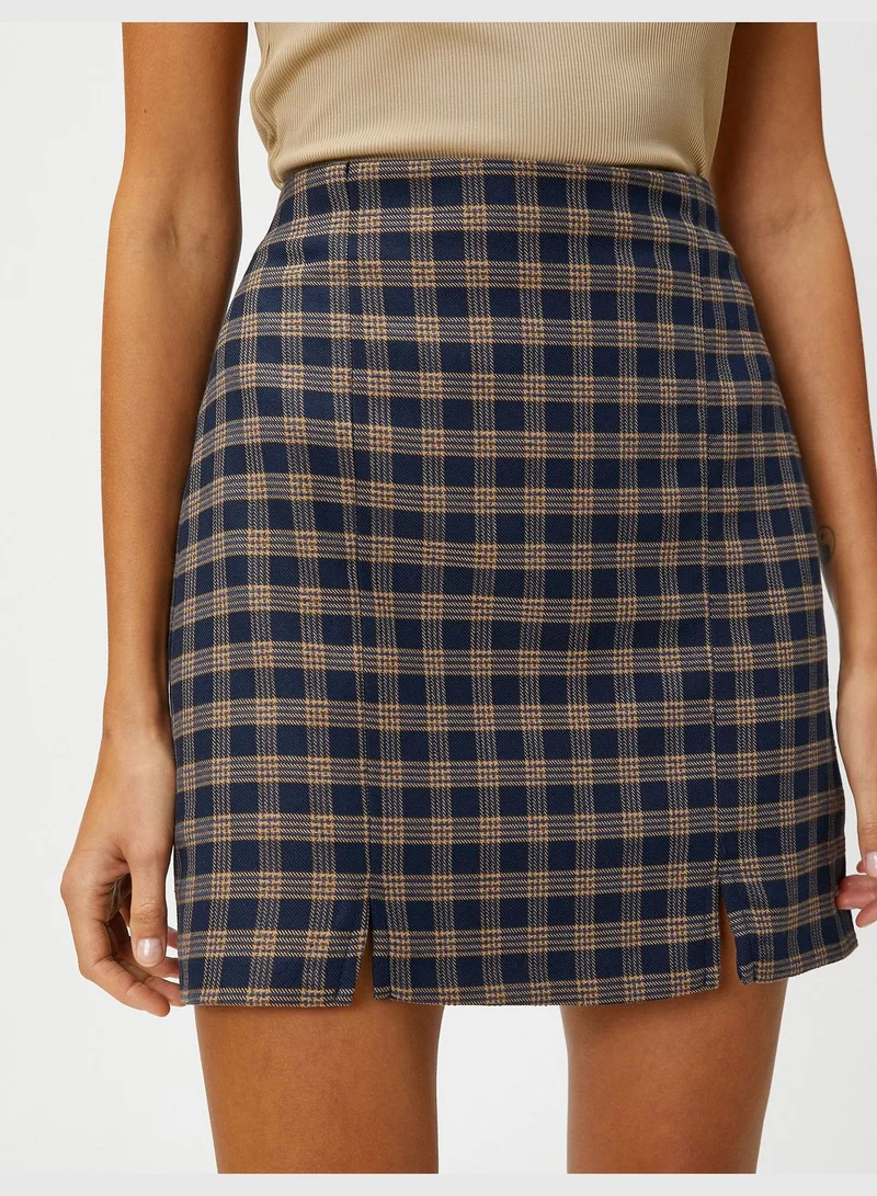 KOTON Slit Detail Mini Skirt