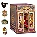 Tonecheer DIY Book Nook Kit for Adults Miniature Infinity Train Cabin Magical Vintage Carriage Model Wooden 3D Puzzle Dollhouse Booknook Decorative Bookend Gifts Magical Journey - Image 2