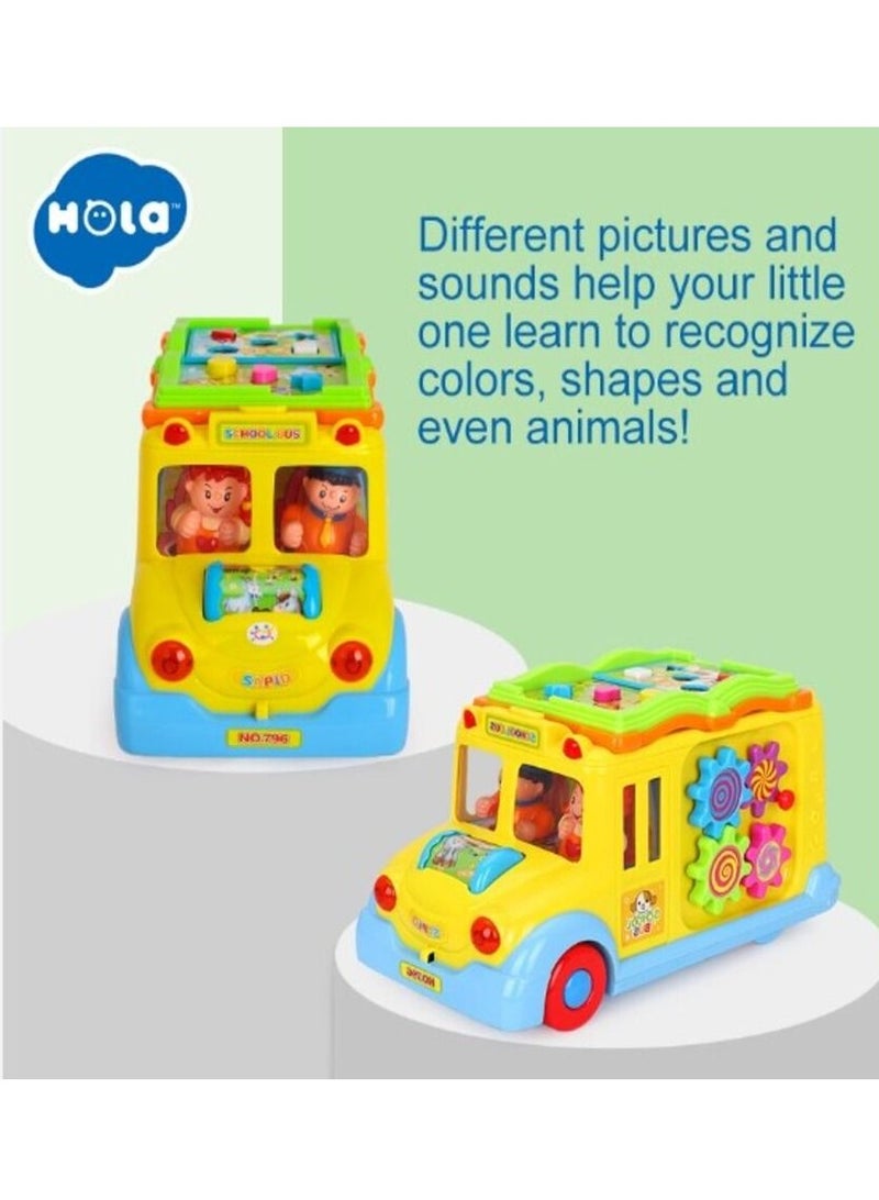 HOLA School Bus Activity Toy - Image 4